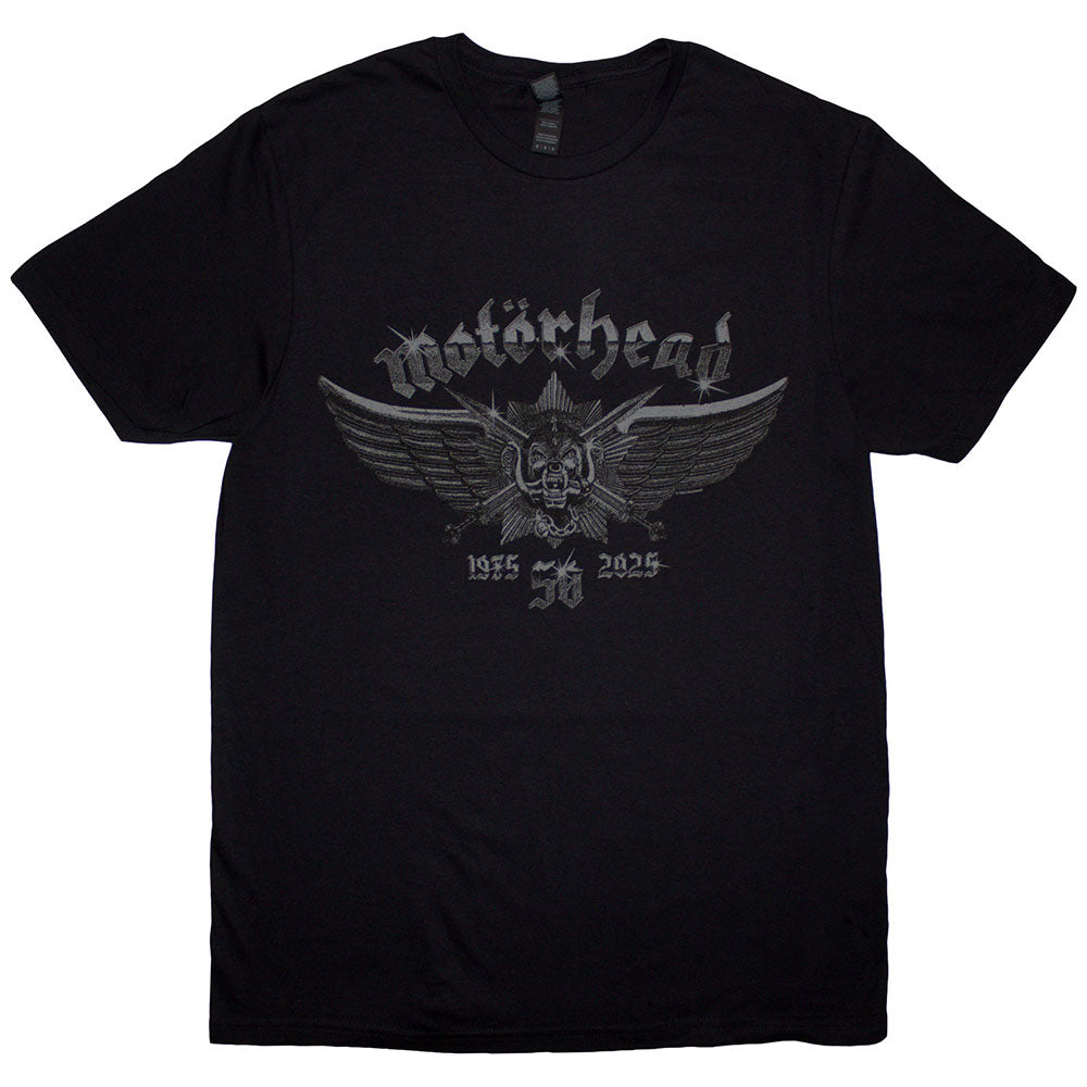 Motörhead 50 Years Wings Badge Black