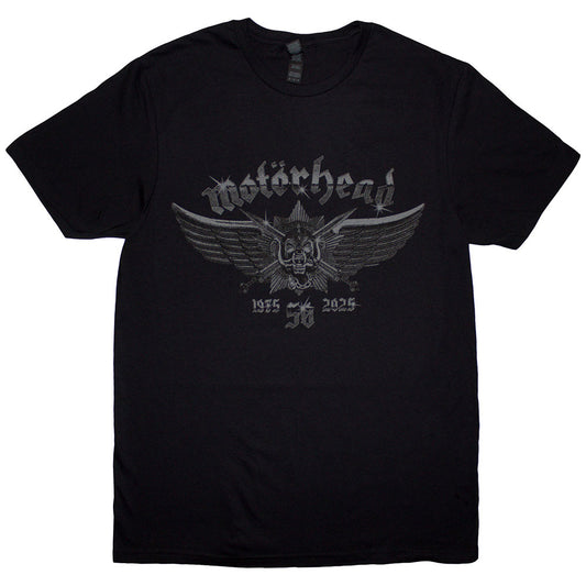 Motörhead 50 Years Wings Badge Black