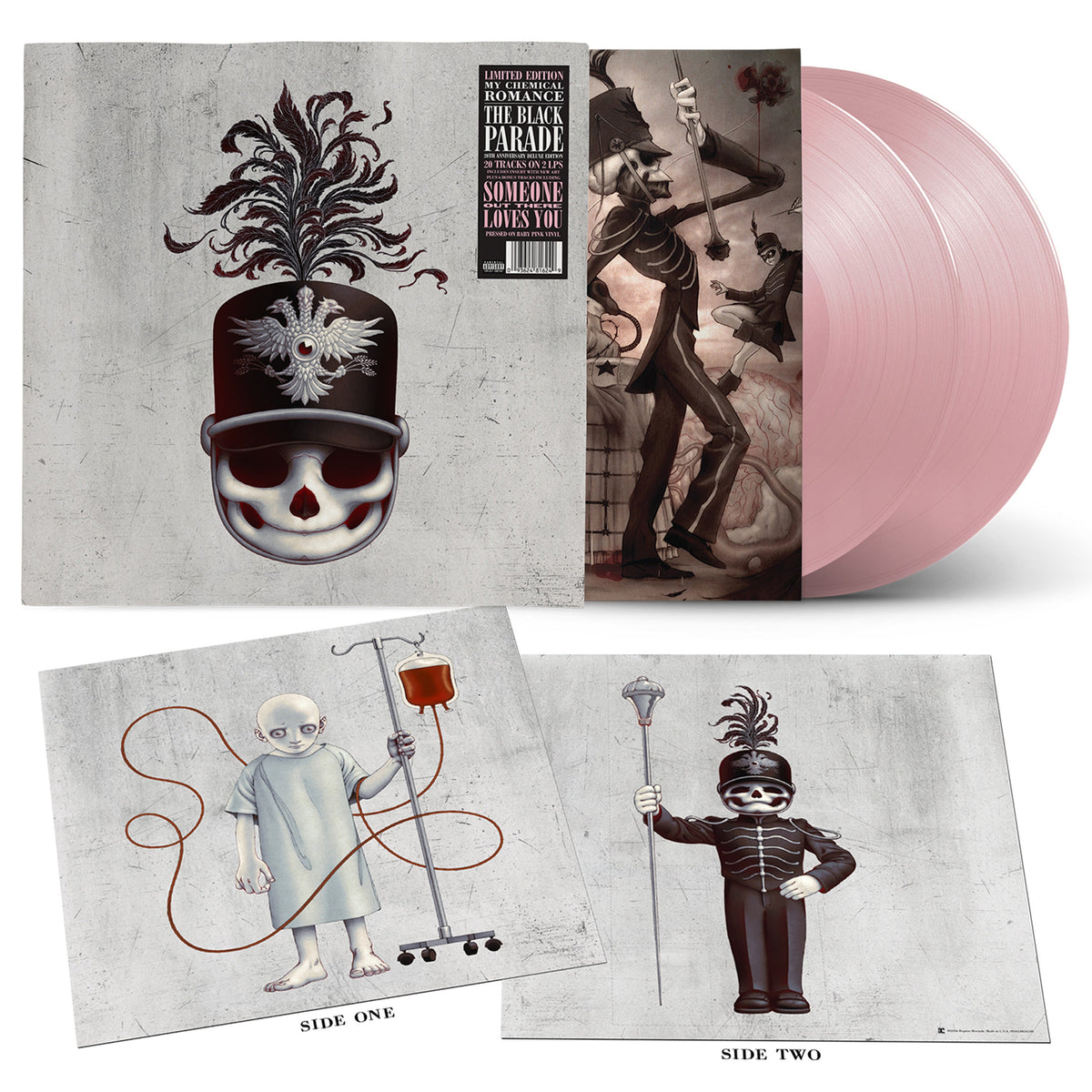 My Chemical Romance The Black Parade (20h Anniversary Deluxe Edition) (Indie Exclusive) (Baby Pink Colored Vinyl) (2 Lp's)