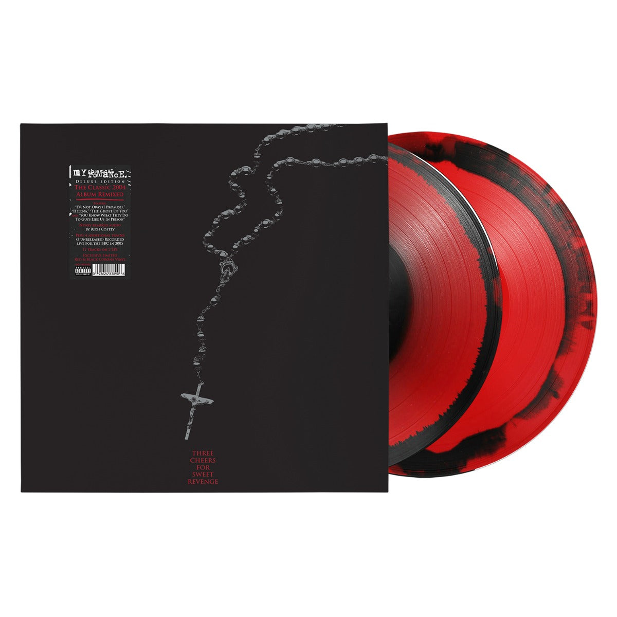 My Chemical Romance Three Cheers For Sweet Revenge (Deluxe Edition) (2Lp) (Indie Exclusive) (Red/Black Corona Vinyl)