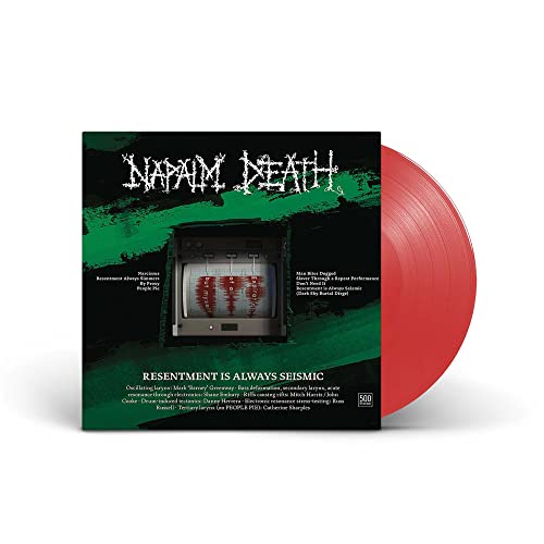 Napalm Death Resentment Is Always Seismic - A Final Throw Of Throes (Transparent Red Vinyl)