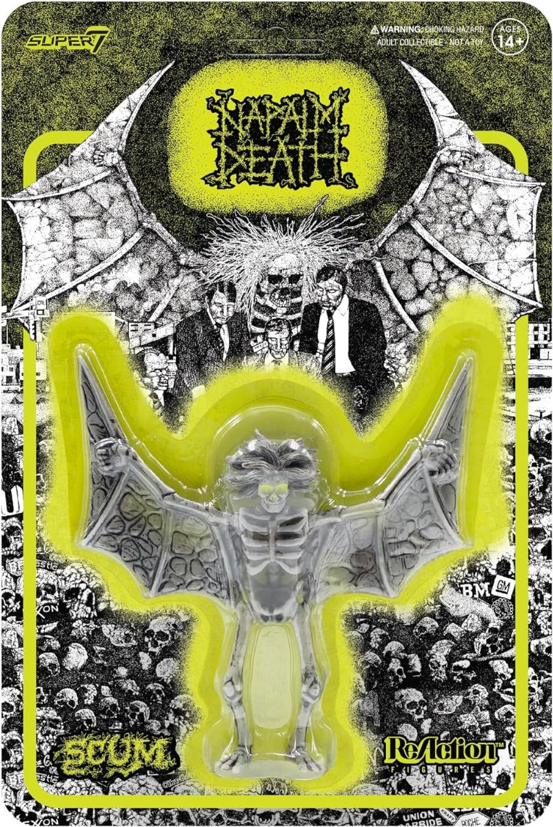 Napalm Death Super7 Napalm Death Scum Demon (Lime Green) - 3.75" Napalm Death Action Figure