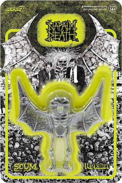Napalm Death Super7 Napalm Death Scum Demon (Lime Green) - 3.75" Napalm Death Action Figure
