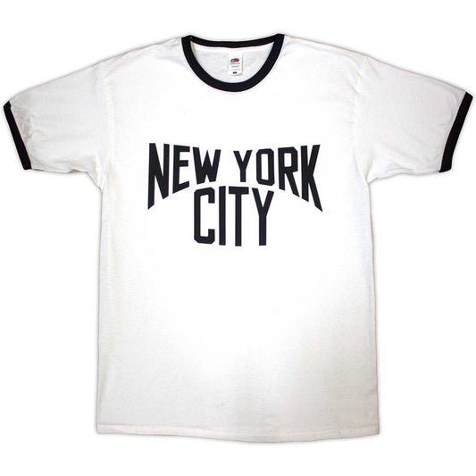 New York City Text Logo White
