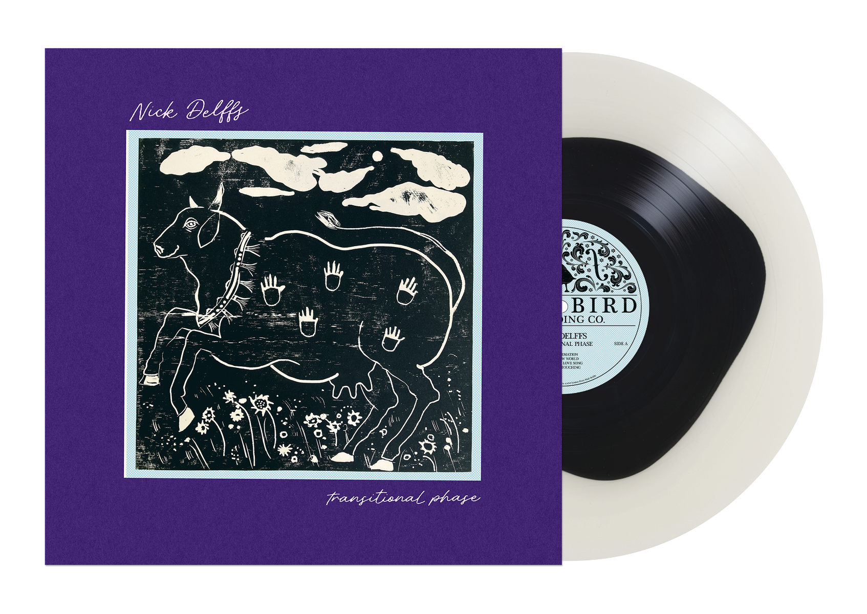 Nick Delffs Transitional Phase (Indie Exclusive, "Holy Cow" Black & White Colored Vinyl)