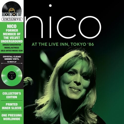 Nico At the Live Inn, Tokyo '86 (RSD) (RSD Exclusive, Colored Vinyl, Clear Vinyl, Green)