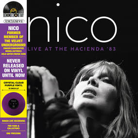 Nico Live At The Hacienda '83 (Colored Vinyl, Clear Vinyl, Purple)