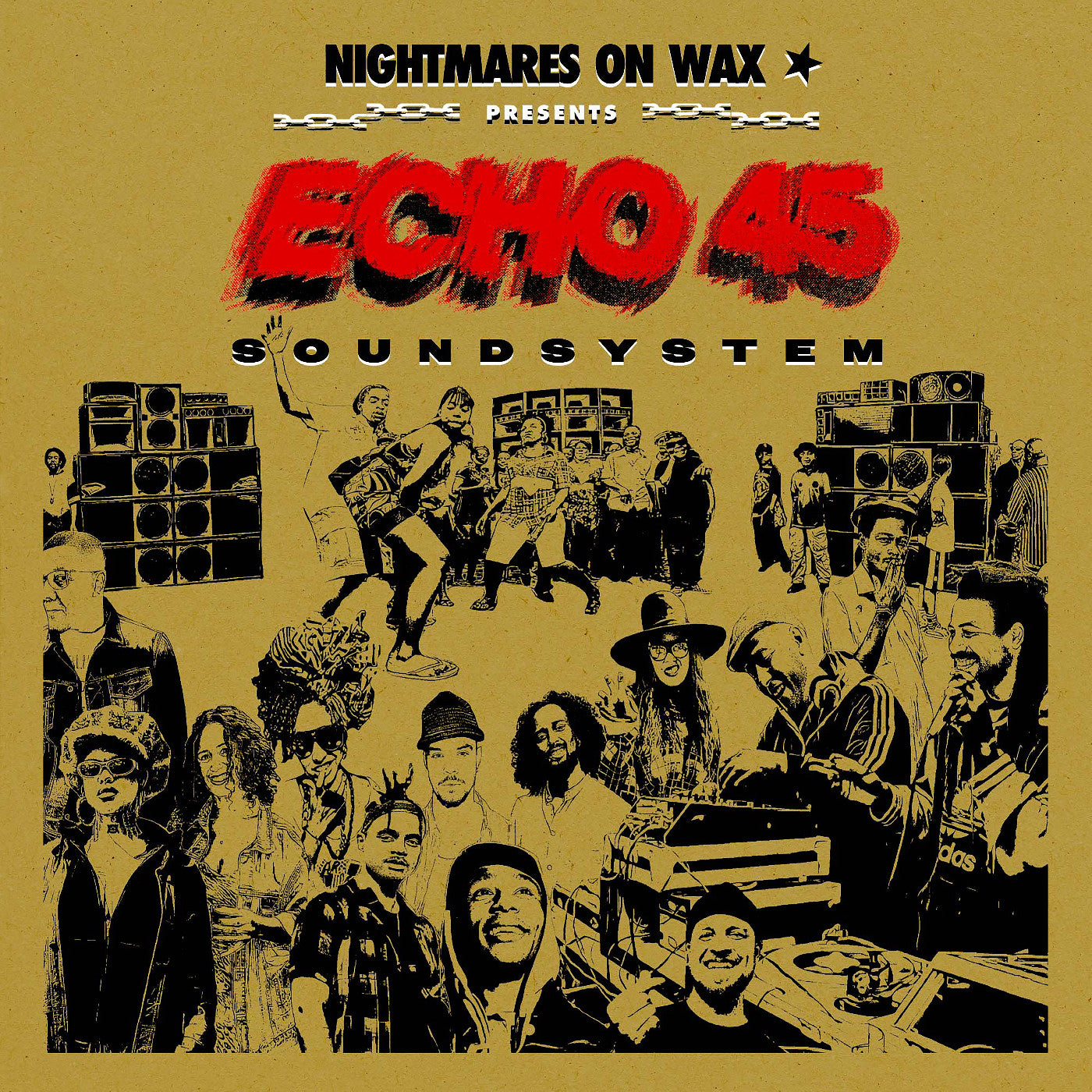 NIGHTMARES ON WAX Echo45 Sound System (Gold Vinyl)