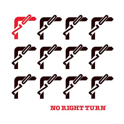 NO RIGHT TURN No Right Turn