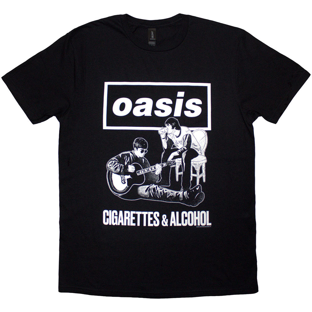 Oasis Cigarettes & Alcohol Illustration Mono Black
