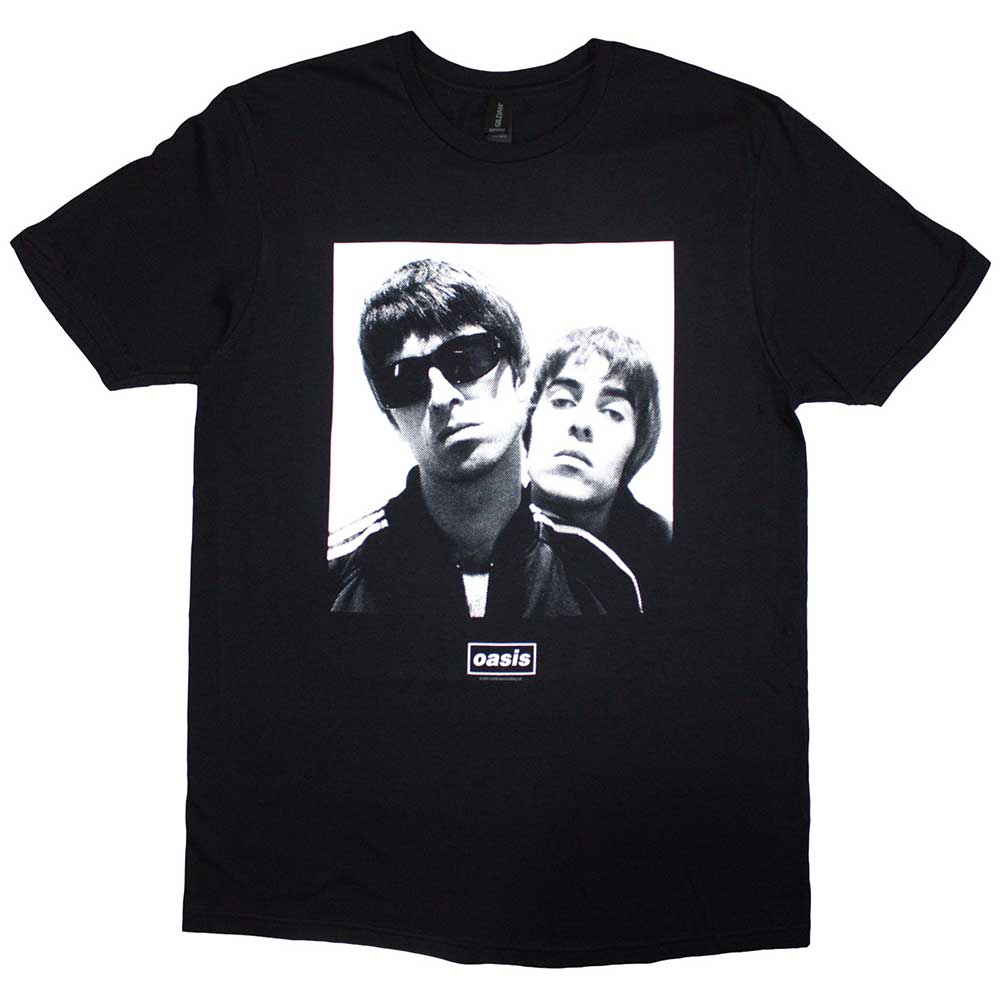 Oasis Noel & Liam Square Photo Black