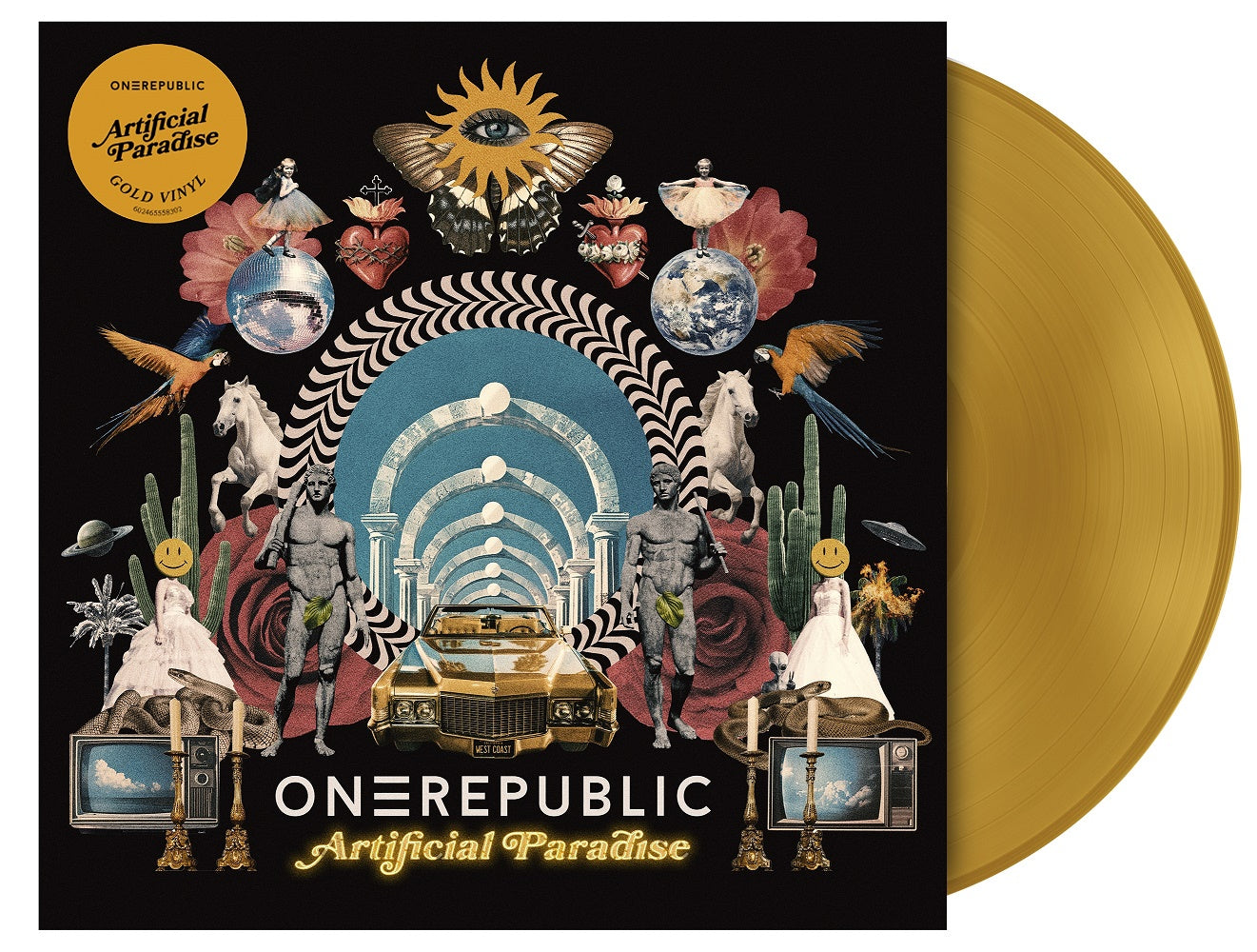 Onerepublic Artificial Paradise (Colored Vinyl, Gold)