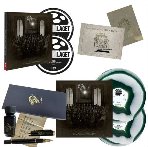 Opeth The Last Will And Testament (White & Dark Green Corona Vinyl + CD+Blu-ray Boxset)