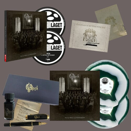 Opeth The Last Will And Testament (White & Dark Green Corona Vinyl + CD+Blu-ray Boxset)