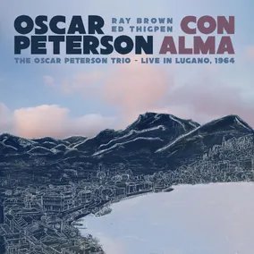 Oscar Peterson Con Alma: The Oscar Peterson Trio Live In Lugano 1964 (RSD Exclusive, Limited Edition, Clear Vinyl, Blue) (RSD11.24.23)