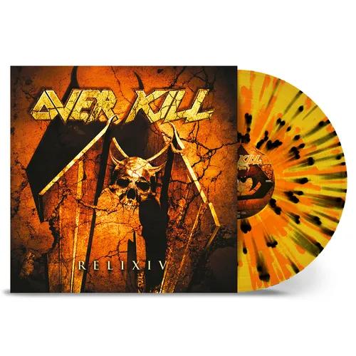Overkill Reli Xiv (Indie Exclusive, Yellow, Orange & Black Splatter Colored Vinyl)