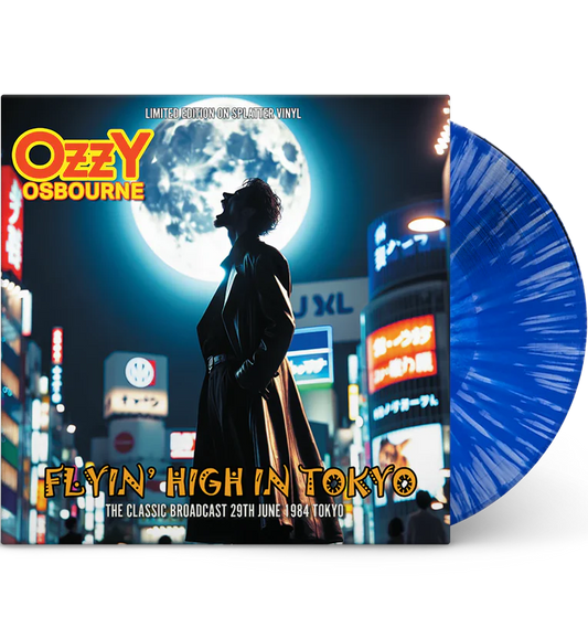 Ozzy Osbourne Flyin' High in Tokyo (Limited Edition, Blue & White Splatter Colored Vinyl) [Import]
