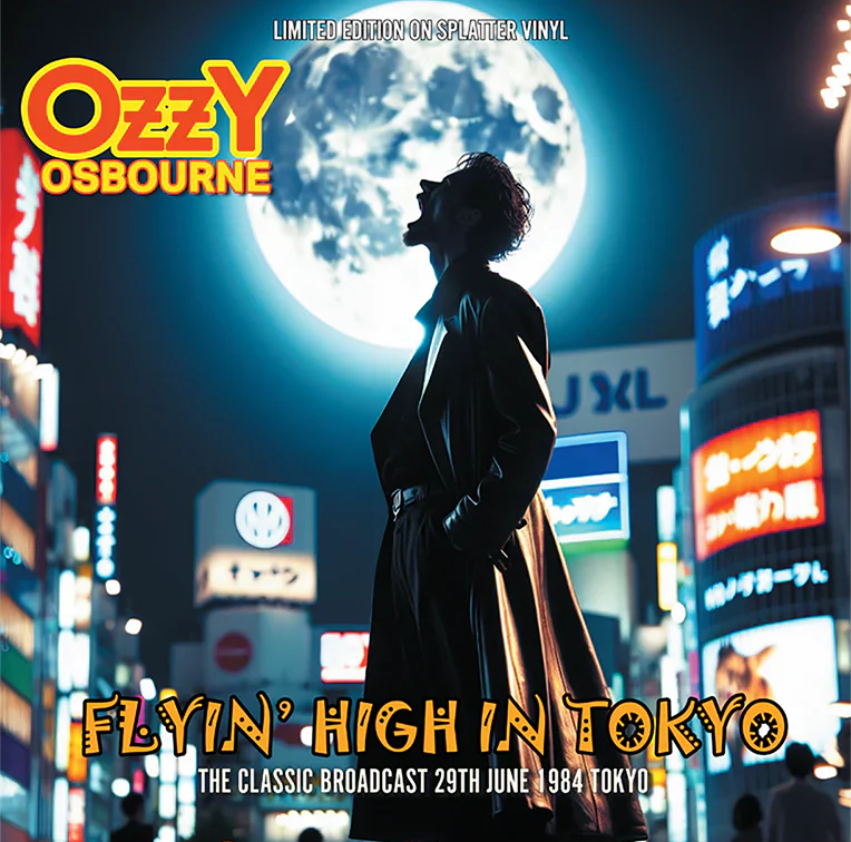 Ozzy Osbourne Flyin' High in Tokyo (Limited Edition, Blue & White Splatter Colored Vinyl) [Import]