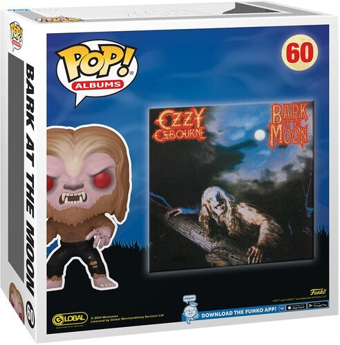 Ozzy Osbourne FUNKO POP! Cover with Case: Ozzy Osbourne - Bark at the Moon (Flocked) (Large Item, Vinyl Figure)