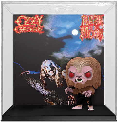 Ozzy Osbourne FUNKO POP! Cover with Case: Ozzy Osbourne - Bark at the Moon (Flocked) (Large Item, Vinyl Figure)