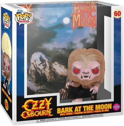 Ozzy Osbourne FUNKO POP! Cover with Case: Ozzy Osbourne - Bark at the Moon (Flocked) (Large Item, Vinyl Figure)