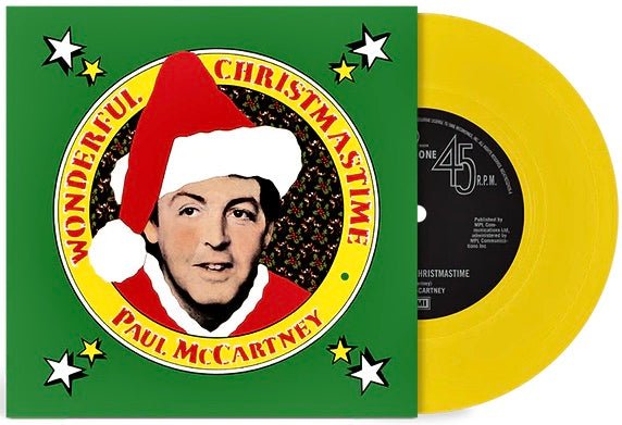 Paul McCartney Wonderful Christmastime [Canary Yellow 7" Single]