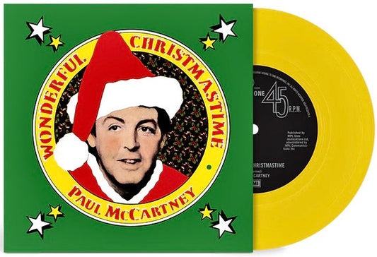 Paul McCartney Wonderful Christmastime [Canary Yellow 7" Single]