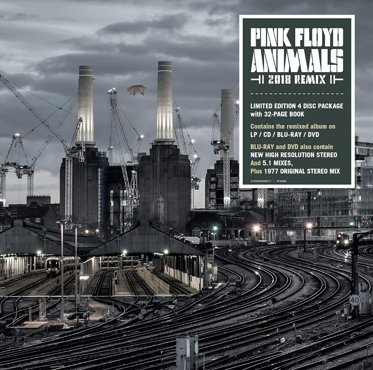 Pink Floyd Animals: 2018 Remix (Boxed Set, With CD, With Blu-ray, With DVD, 180 Gram Vinyl)