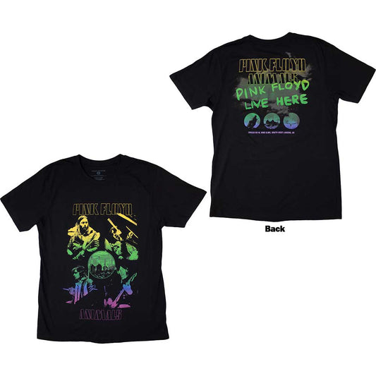 Pink Floyd Animals Rainbow Photo Black