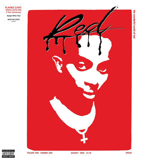 Playboi Carti Whole Lotta Red (5 Year Anniversary Edition) (Indie Exclusive) [Rain Cloud White 2LP] [Alternate Cover]