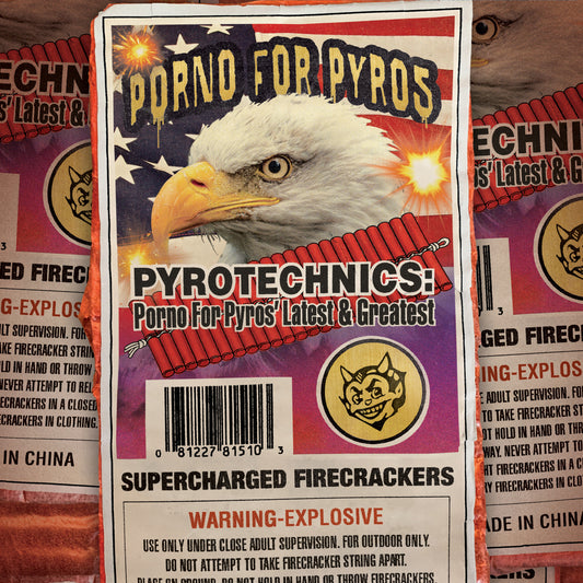Porno For Pyros Pyrotechnics: Porno For Pyros' Latest & Greatest (Brick & Mortar Exclusive) (140 Gram Clear W/ Orange Splatter Colored Vinyl)