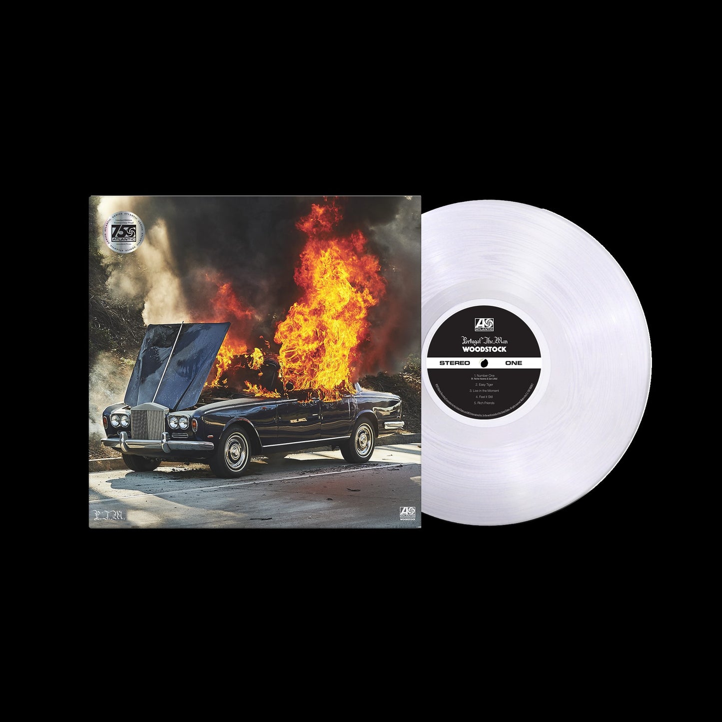 Portugal. The Man Woodstock (ROCKTOBER / ATL75) (Crystal Clear Diamond Vinyl)