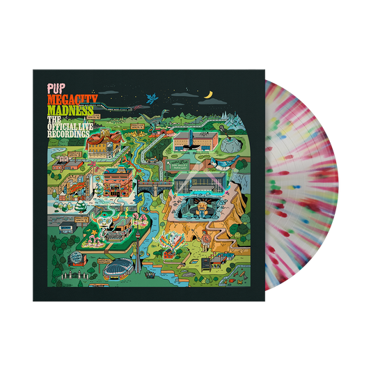 PUP Megacity Madness (The Official Live Recordings) [Multicolor Splatter LP]