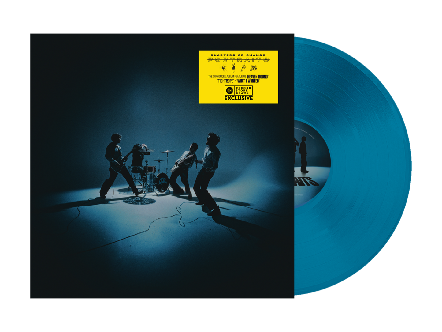 Quarters of Change Portraits (Indie Exclusive, Translucent Sea Colored Vinyl )
