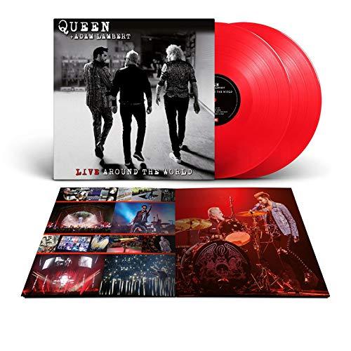 Queen & Adam Lambert Live Around The World (Limited Edition, Colored Vinyl, Red, Indie Exclusive)