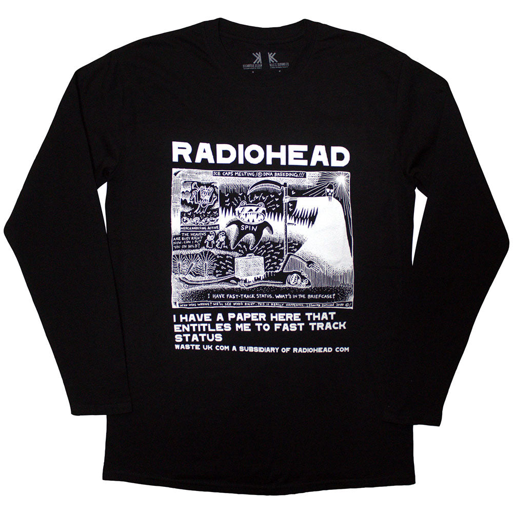Radiohead Ice Caps Black