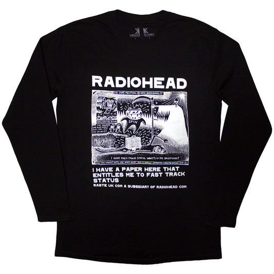 Radiohead Ice Caps Black