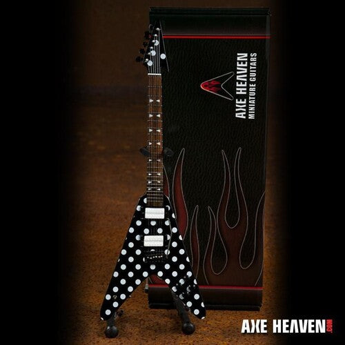 Randy Rhoads Randy Rhoads Harpoon Polka Dot V Mini Guitar Replica Collectible (Collectible, Figure)