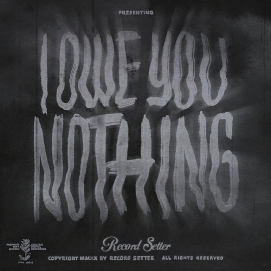 Record Setter I Owe You Nothing (COLORED "BUTTERFLY" VINYL)