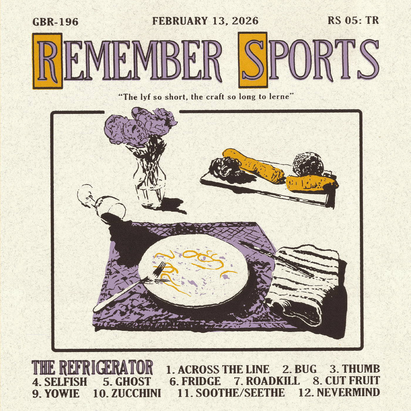 Remember Sports The Refrigerator (Indie Exclusive Bone Opaque Vinyl)