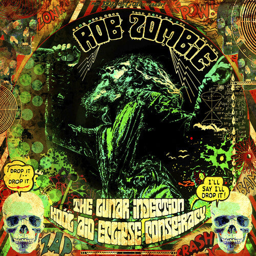 Rob Zombie The Lunar Injection Kool Aid Eclipse Conspiracy [Explicit Content] (Blue in Bottle Green W/ Black & Bone Splatter Colored Vinyl)