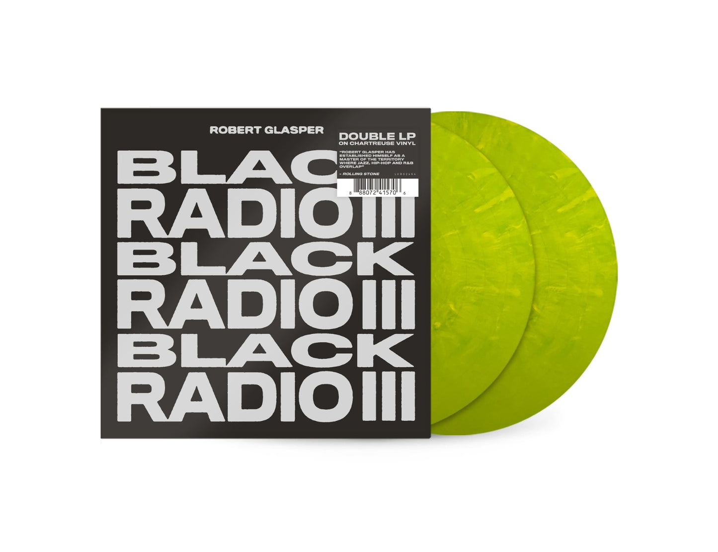 Robert Glasper Black Radio III (Indie Exclusive, Limited Edition, Chartreuse Colored Vinyl) (2 Lp's)