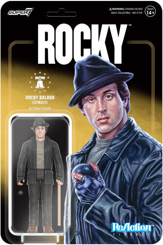 Rocky Super7 - Rocky I - ReAction Wv3 - Rocky Balboa (Street) (Collectible, Figure, Action Figure)