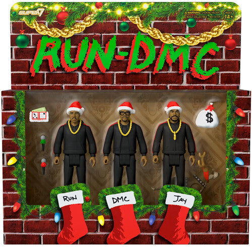 Run Dmc Super7 - Run DMC - ReAction Figures Wave 2 - Holiday 3 Pack (Collectible, Figure, Action Figure)