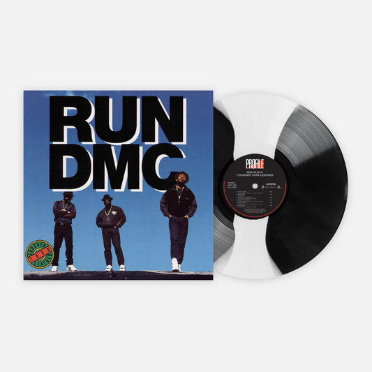 RUN-DMC Tougher Than Leather (Limited Edition, Black & White Stripe Colored Vinyl)