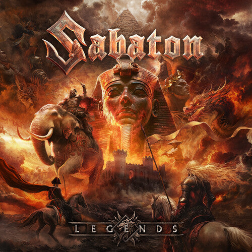 Sabaton Legends (Templars Edition) (Indie Exclusive, 180 Gram White Marble Colored Vinyl, Poster)