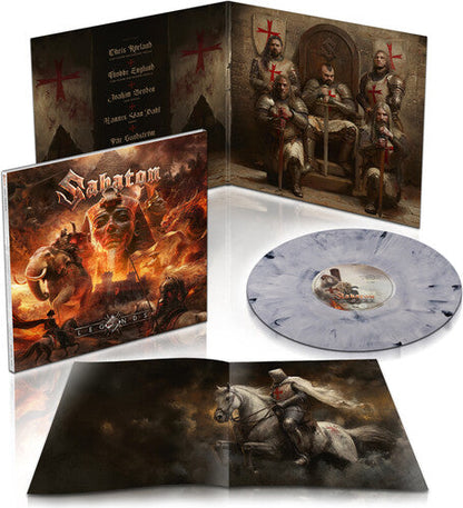 Sabaton Legends (Templars Edition) (Indie Exclusive, 180 Gram White Marble Colored Vinyl, Poster)