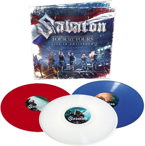 Sabaton The Tour to End All Tours: Live in Amsterdam (Colored Vinyl, Red, White, Blue, Gatefold LP Jacket) (3 Lp)