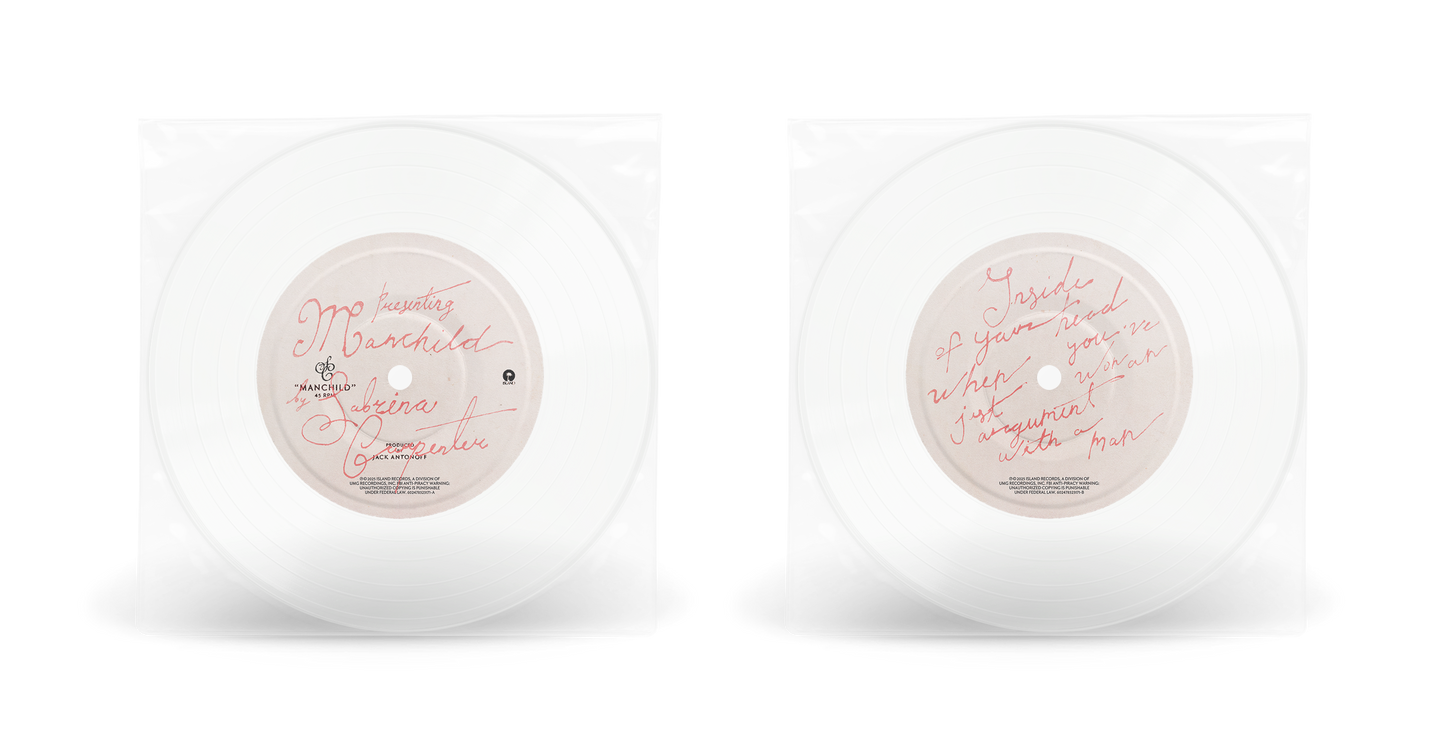 Sabrina Carpenter Manchild [Clear 7" Single]
