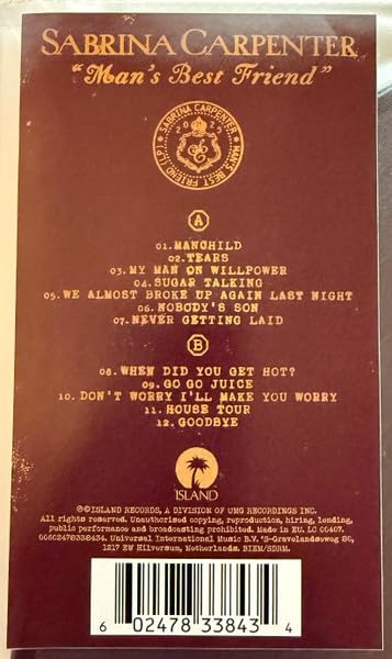 Sabrina Carpenter Man's Best Friend: Special Edition (Limited Edition, Picture Disc Vinyl) [Import]